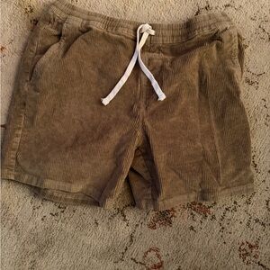 ALO Yoga Tan Corduroy Shorts